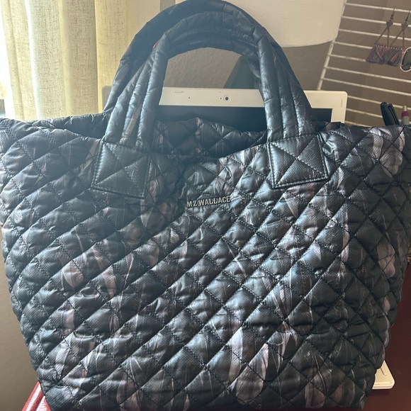 MZ Wallace Handbags - MZ Wallace Black Quilted Bag Large size